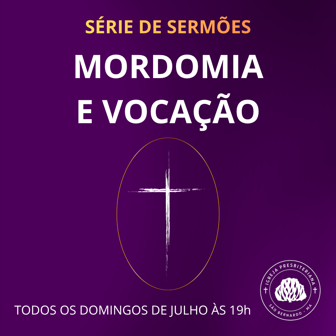 Série Mordomia e Vocação